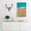 Gold Coast Beach in Australia in Abstract - Wrapped Canvas-55317375