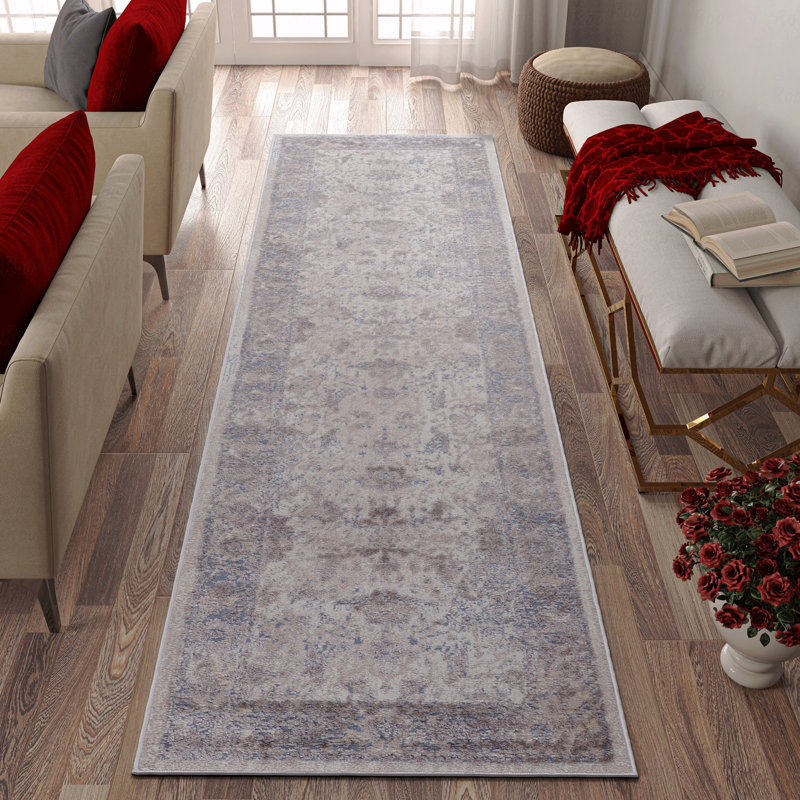 Tapis de couloir traditionnel 2 pi x 8 pi, Tapis de couloir 2 pi 2 po x 8 pi