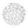Luminaire sphère suspendu 1 lumières simple Whitworth