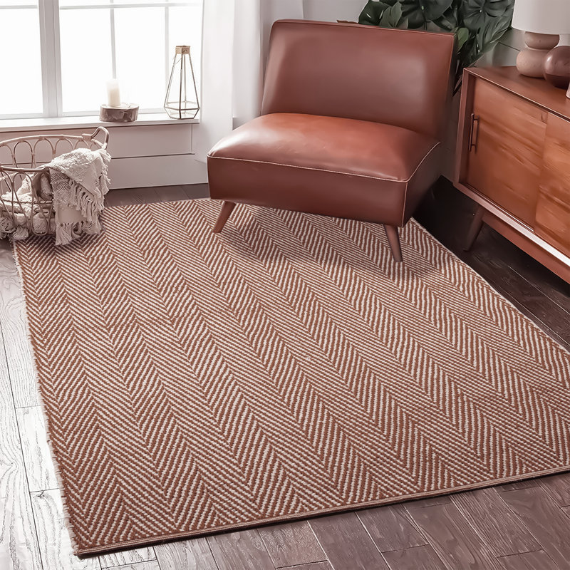 Malesa Chevron Area Rug, 150cm x 220cm