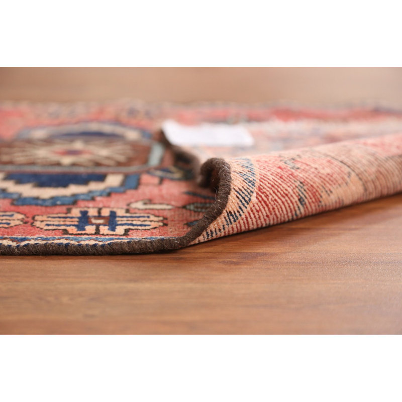 Tapis de couloir traditionnel en laine rétro 3 x 10