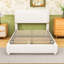Lit plateforme tapissier avec tête de lit ajustable Boucle-1518935695
