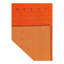 Geometric Area Rug in Orange