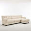 Canapé modulaire modulaire, canapé Cloud, canapé en L avec repose-pieds mobile, sièges profonds modernes pour le salon, canapé 3 places surdimensionné, canapés confortables en flanelle pour chambre à coucher, 5 coussins-1037213347