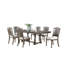 Chaises d'appoint de style transitionnel 2 pièces