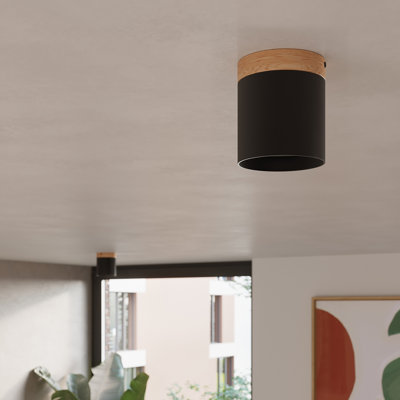 Rif Solid Wood Flush Mount