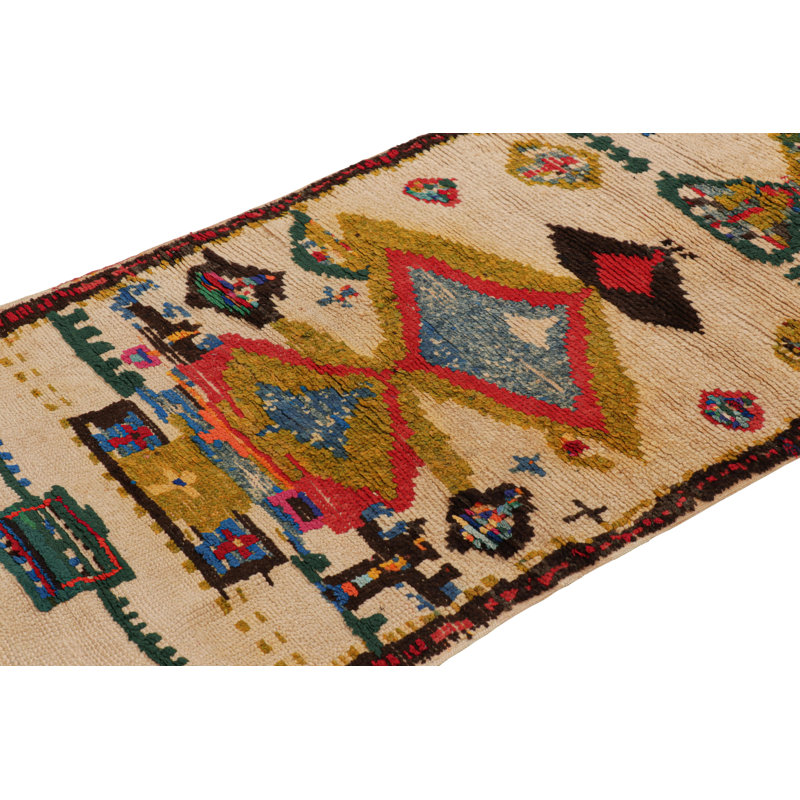 One-of-a-Kind 2'7”x5'9” Hand Knotted Area Rug