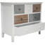 Iron Solid Wood 93cm W Chest of Drawers