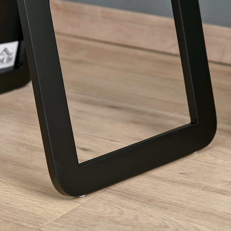 Solid Wood Rectangle Floor Mirror