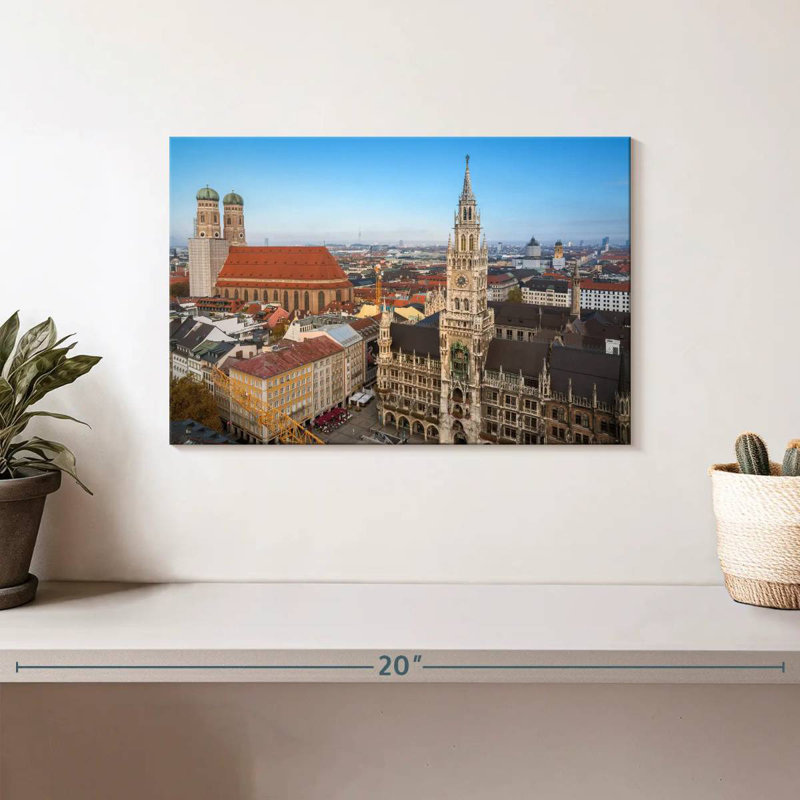 Rorry Munich City Landmarks, 8" H x 12" W