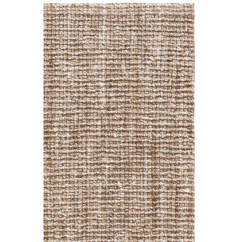 Tapis en jute tissé à la main Ralph Lauren naturel / ivoire, Tapis de couloir 2 pi 6 po x 8 pi