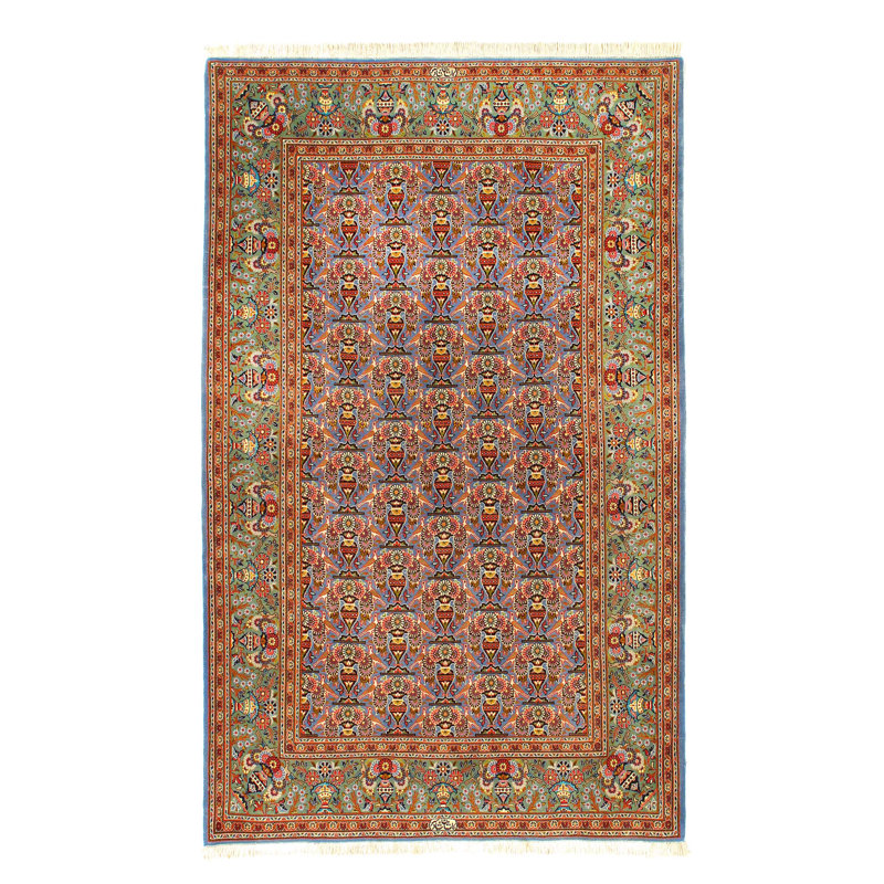 Fela One-of-a-Kind Rectangle 4'8" x 7'7" Hand Knotted Area Rug