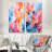 Colorful Fluid Abstract Liquid Ink II - Abstract Liquid Ink Wall Art Living Room Set Of 2-783903008-783903015