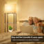 Kandiyohi 62'' Black Traditional Floor Lamp
