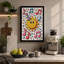 Sunny Musical Joy Modern 1 Piece Wrapped Canvas Wall Art-199715752-199715754