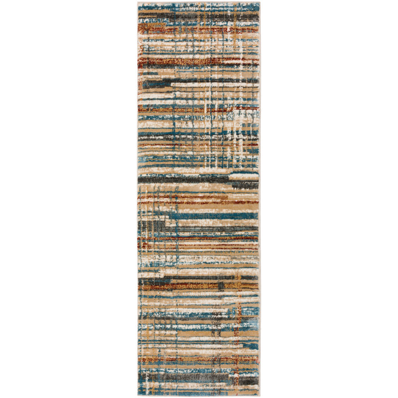 Tapis 8 pi x 10 pi Addison Grayson, Tapis de couloir 2 pi 3 po x 7 pi 5 po