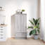 Cabinet With Drawer 55.5X34x119.5 Cm Engineered Wood-1786643904