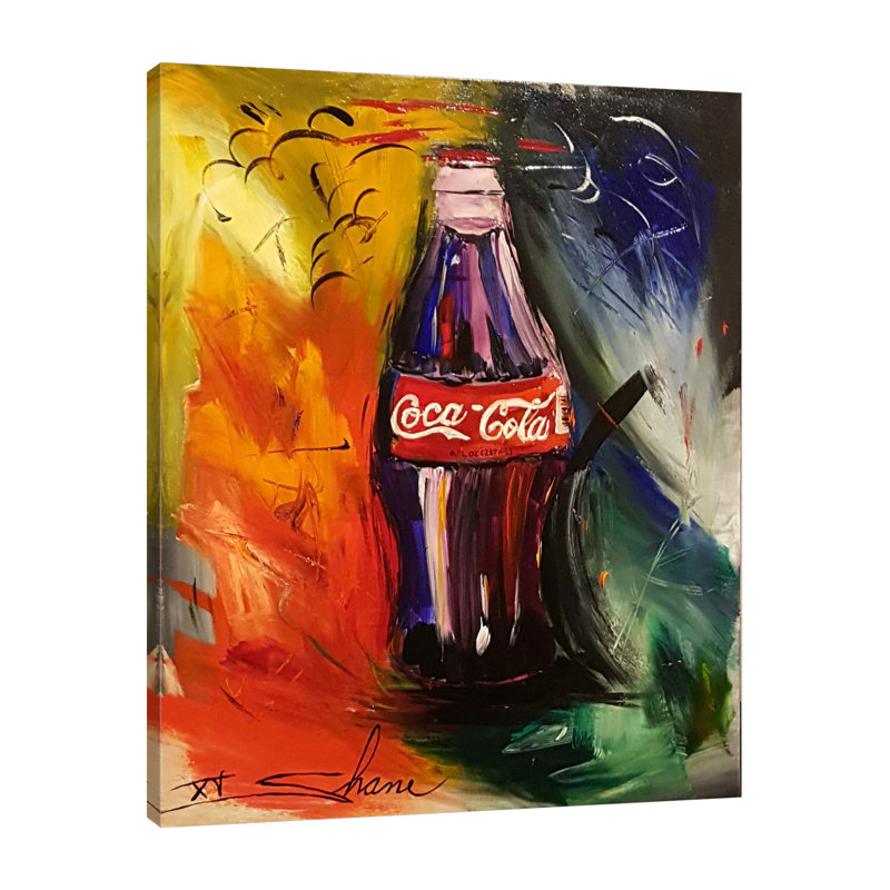 Coke par Shane Miller - impression sur toile tendue, H 20 po x l 16 po x P 1,5 po