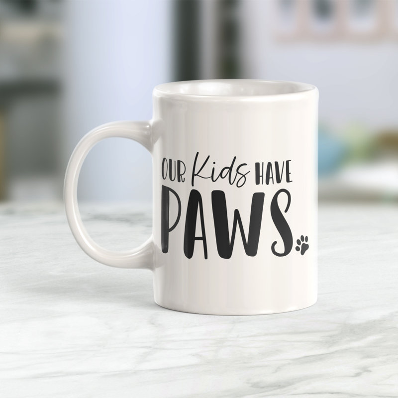Tasse à café nos enfants a Paws, 15 oz, Céramique