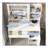 Vanity Desk With Mirror & Light, Large Drawer Three Level Storage Dresser, 3 Lighting Modes Adjustable Brightness, Bedroom Dressing Table(White)-841285189