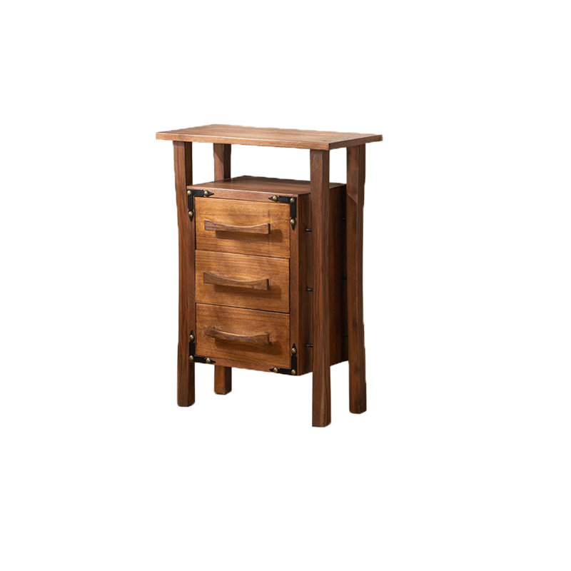 Commode d'appoint en bois massif