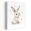 «Cute Bunny Stars Dreamy Abstract Contemporary Rabbit Forest Landscape», reproduction d'art mural-423074525