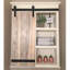 Ensemble de quincaillerie pour porte de grange double coulissante en forme de J-60817038