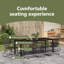 8 - Person Patio Dining Set Rectangular Table