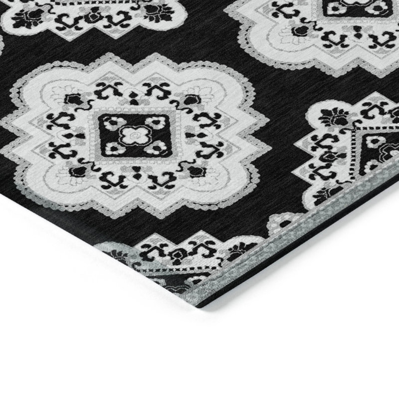 Tapis intérieur / extérieur mâle avec envers antidérapant, Rectangle 9 pi x 12 pi