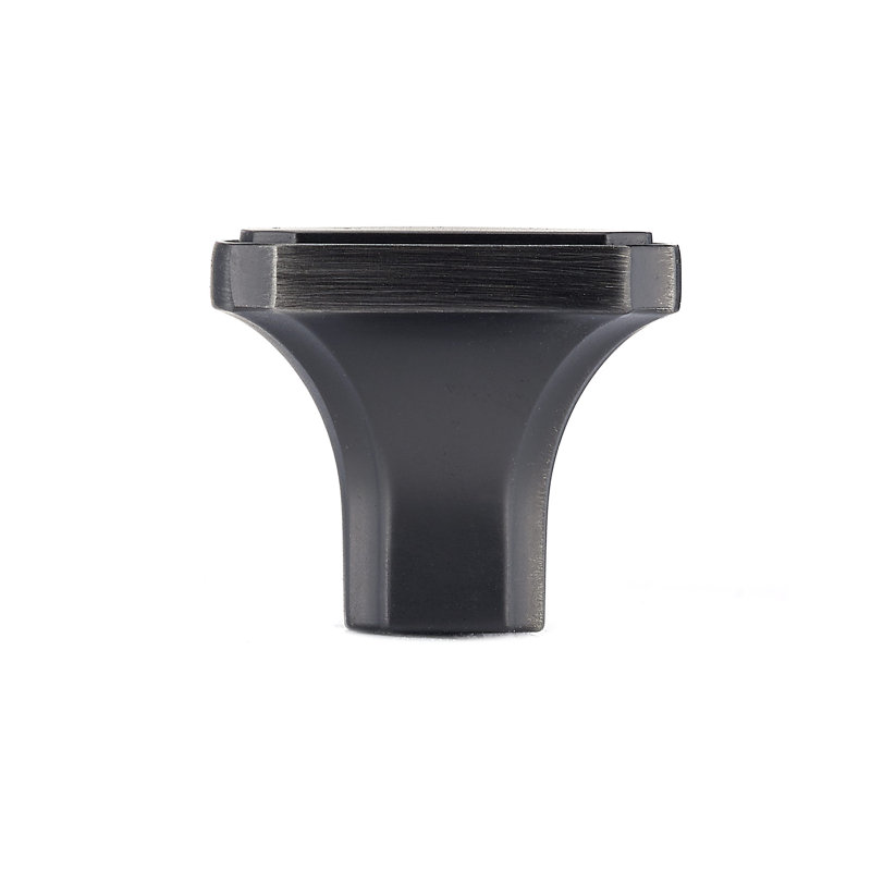 Expression Square Knob, Antique Nickel