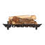 Modern Ember Essen Cast Iron Fireplace Log Grate | Heavy-Duty Fire Pit Cradle-104444367