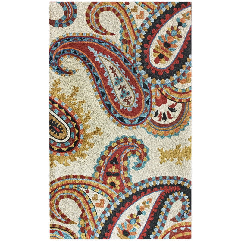 Macathurn Paisley Indoor Rug, 5' x 8'