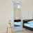 Nordic Color Steel-Edge Integrated Full-Length Mirror With Storage Function