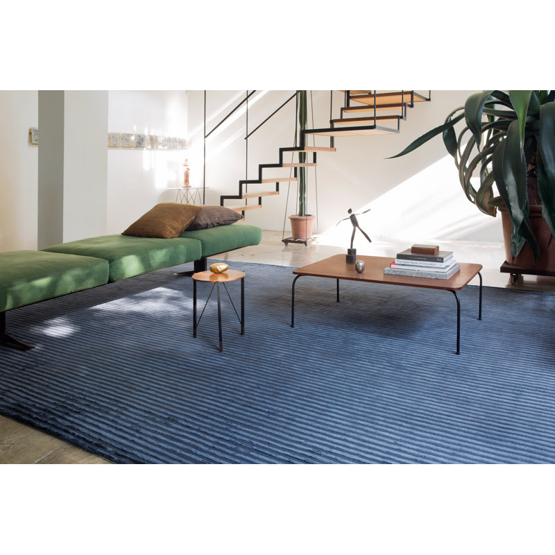 Lineage Navy Area Rug, Rectangle 4' x 6'