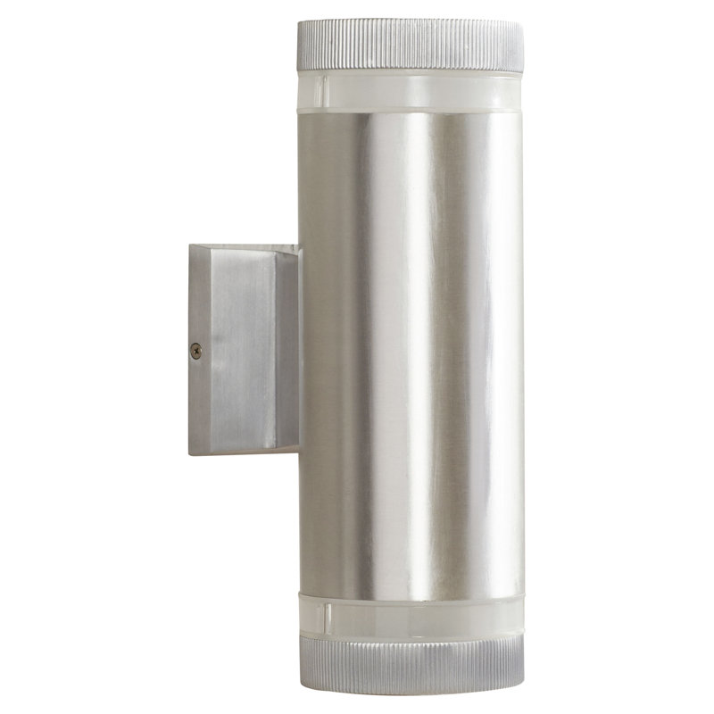 McElhattan Wall Light, Brushed Aluminum, 50W R20 Medium Base Incandescent