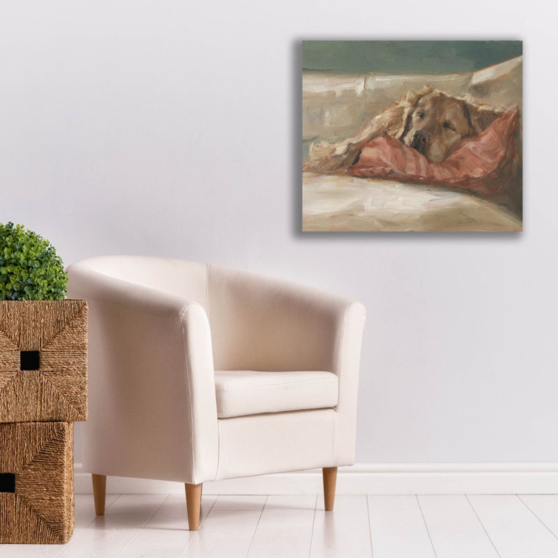 «Traditional Canine Portrait 2» par Ethan Harper, art mural sur toile, H 26 po x l 30 po