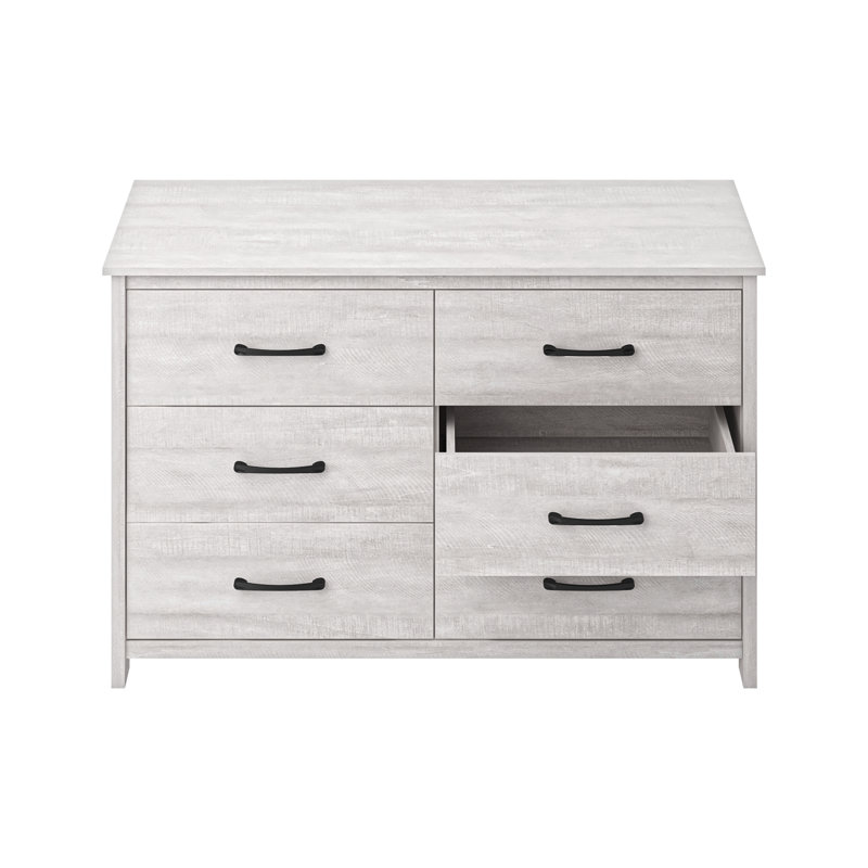 Adlina Modern Coordinated 3 Piece Bedroom Furniture Set, Dusty Gray Oak