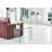 Transparent End Table,Tempered Clear Bent Glass SideTable
