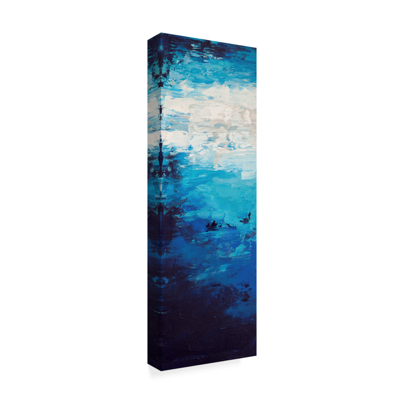 «Jurica Blue Skies Left», reproduction sur toile tendue, H 24 po x l 8 po x P 2 po