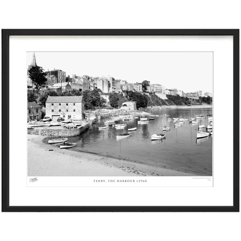 Tenby, The Harbour C1960 by Francis Frith - Single Picture Frame Print, 45cm H x 60cm W x 2.3cm D