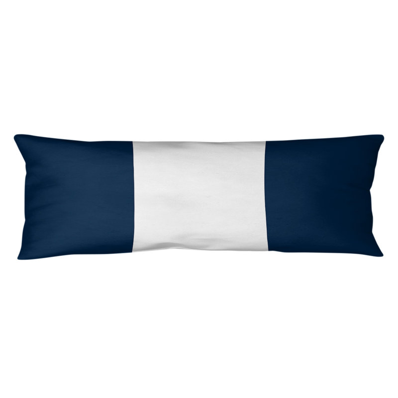 Polyester Medium Pillow, Navy and White, NFL 