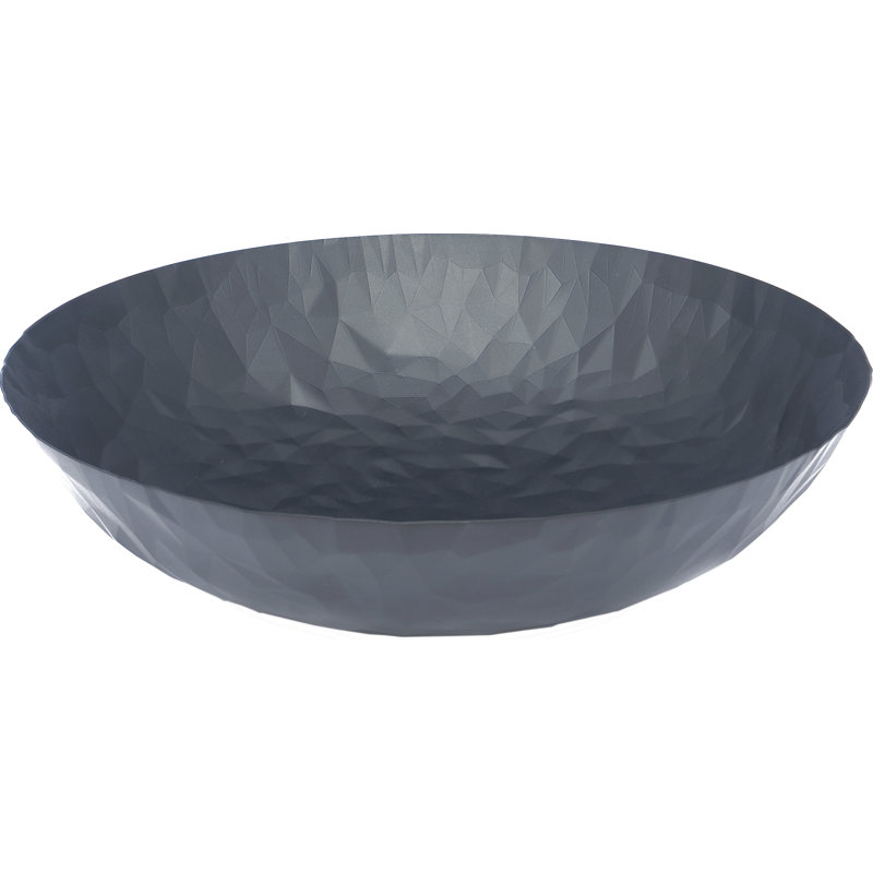 Metal Decorative Bowl 1, Super Black