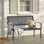 Banc d'extérieur 50 po toutes saisons, banc de jardin pour le parc, cour, pelouse, entrée-908100580