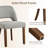 Modern Upholstered Dining Chairs with Solid Wood Legs, Set of 2-1581021685