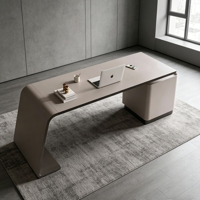 Bureau de luxe de style minimalisme, H 30,71 po x l 70,87 po x P 27,56 po