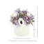 Anemone Centerpiece with Thistle and Berries-163698184