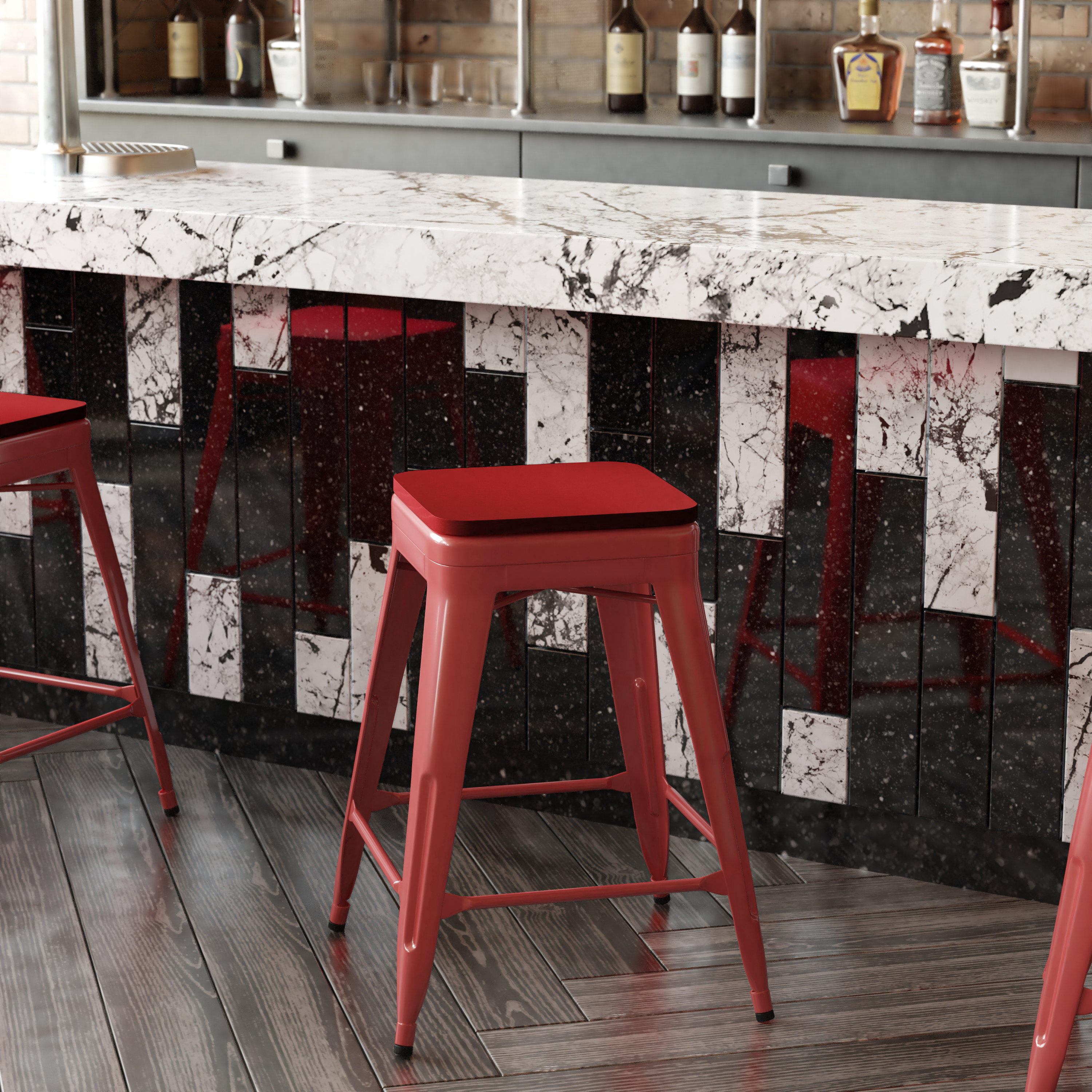 Resin Stool Commercial Bar Stool 30
