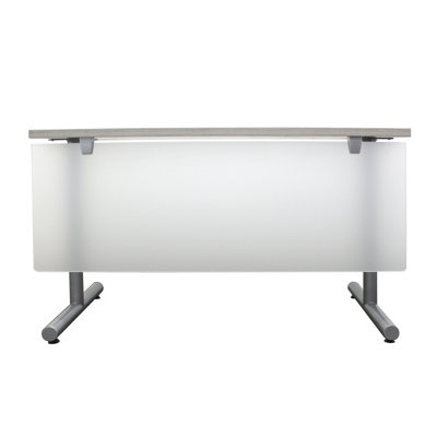 Brown Desk Privacy Panel