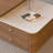 Cream-style simple solid wood coffee table