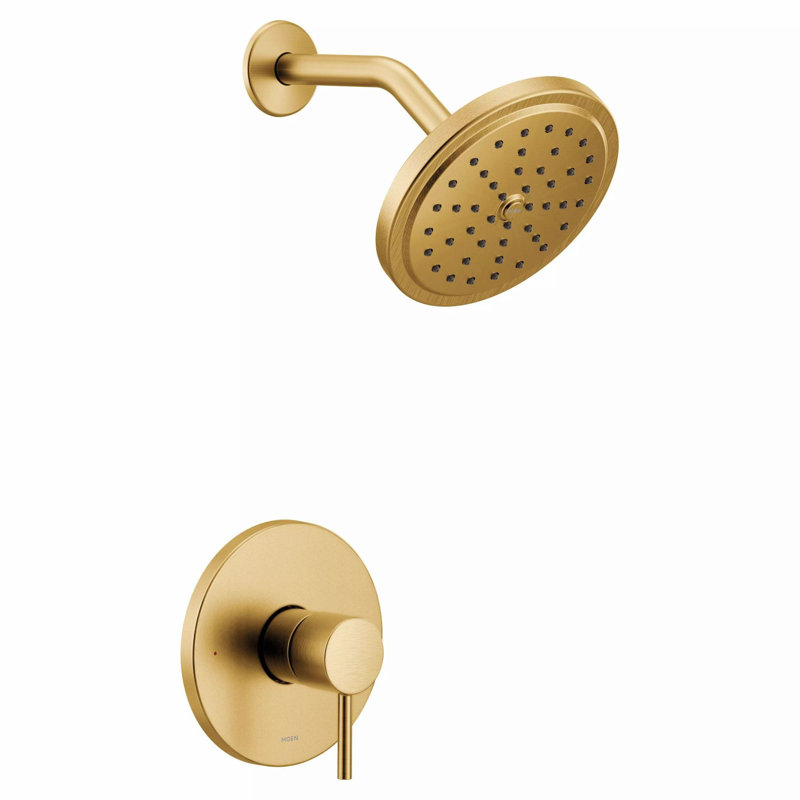 Moen Align M-CORE 3-Series 1-Handle Shower Trim Kit, Valve Required, Brushed Gold